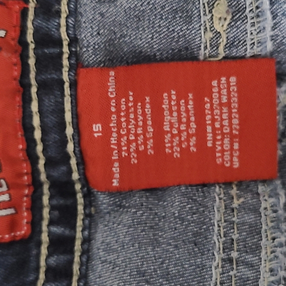 Red Rivet Jeans - Picture 3 of 3